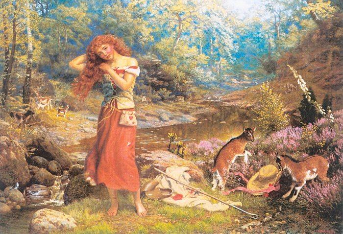 Arthur Hughes Audrey's Toilette